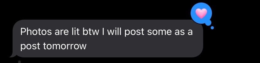 Client message: Photos are lit btw, I will post some tomorrow